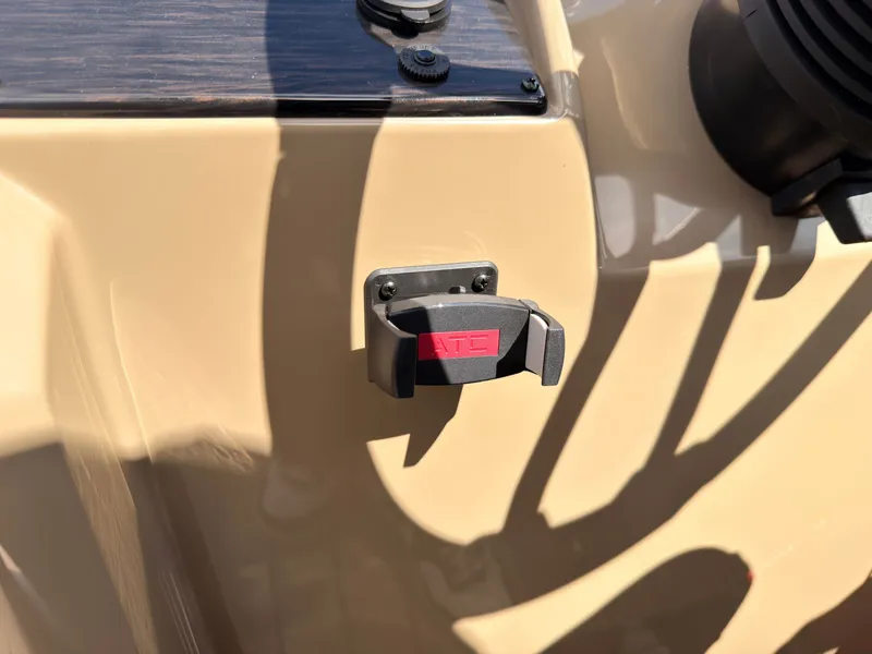Slide: The Image of Close-up of a switch on a Sylvan Mirage 8520 CLZ DH boat. - 44