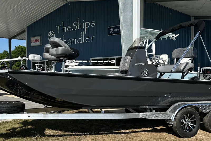 The Image of Avid 20 Rogue CC 2026 boat on trailer at The Ships Chandler dealership. - 1