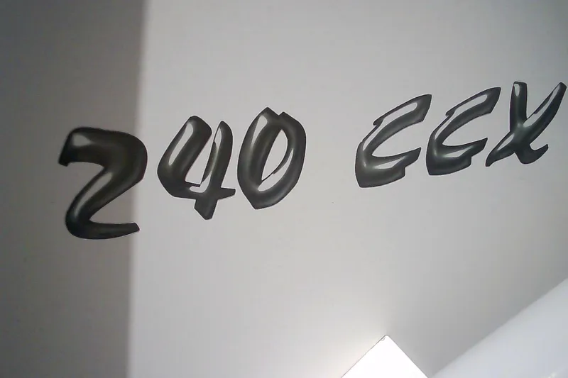 Slide: The Image of Glasstream 240 CCX 2021 model logo in bold black lettering. - 53