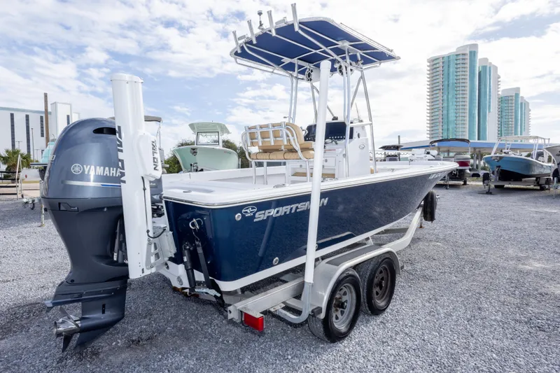 Slide: The Image of Largest pre-owned boat lot, Orange Beach Boat & Yacht Sales, offering thorough inspections and financing. - 5