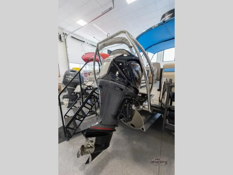 Slide: The Image of Outboard motor of M Series 23 MFB boat, year 2026. - 4