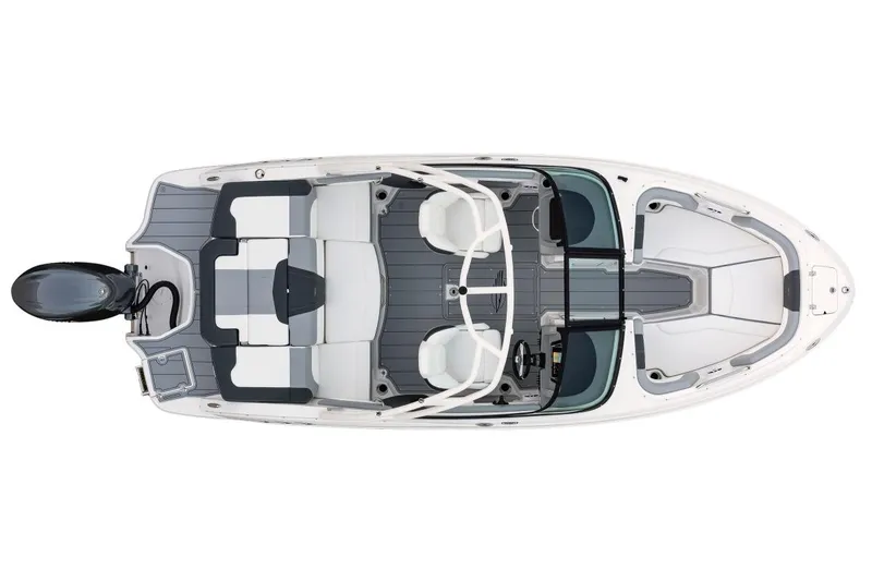 Slide: The Image of Manufacturer Provided Image: 2026 Chaparral 21 SSi OB boat, top view, showcasing seating and layout design. - 2