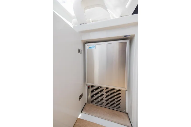 Slide: The Image of Stainless steel appliance on 2007 Pershing 56 yacht interior. - 27