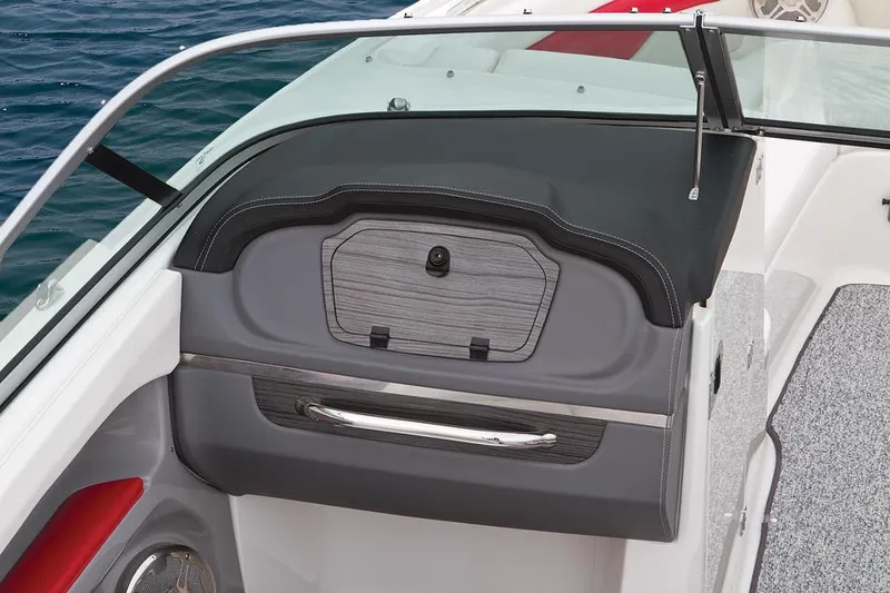 Slide: The Image of Manufacturer Provided Image: 2014 Chaparral 226 SSi boat interior dashboard and glove compartment. - 12