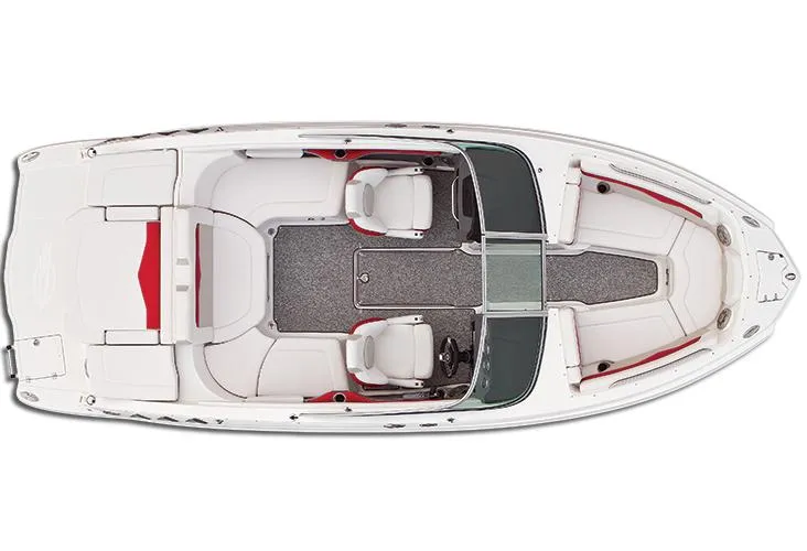 Slide: The Image of Manufacturer Provided Image: 2014 Chaparral 226 SSi boat interior layout, top view. - 17