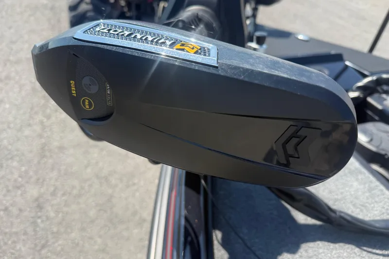 Slide: The Image of Close-up of a 2026 Phoenix 721 ZXL boat component with branding and controls. - 12