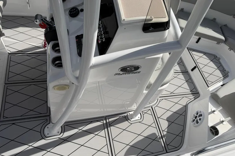Slide: The Image of 2016 Sportsman Heritage 231 Center Console boat interior with sleek design and modern features. - 109