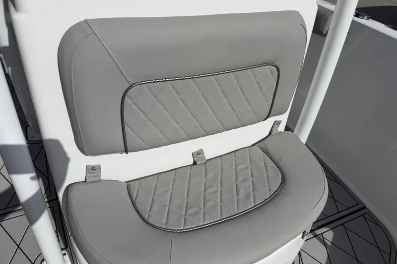 Slide: The Image of Gray cushioned seat on 2016 Sportsman Heritage 231 Center Console boat. - 49