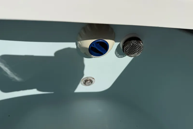 Slide: The Image of Close-up of a 2016 Sportsman Heritage 231 Center Console boat component. - 84