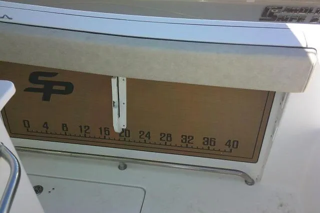 Slide: The Image of 2022 Sea Pro 259 Center Console boat with built-in measuring board. - 61