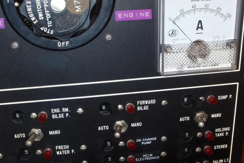 Slide: The Image of 1985 Ocean Alexander Europa Electric Panel - 55