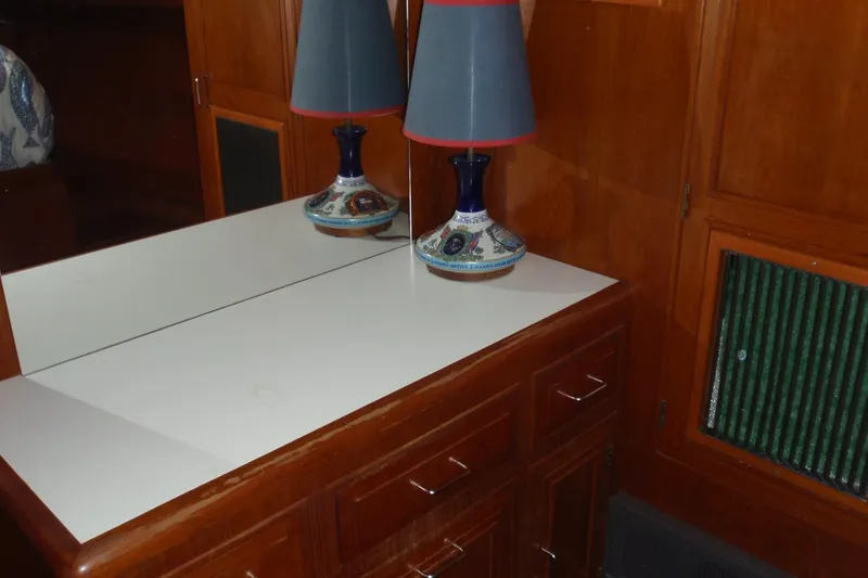 Slide: The Image of 1985 Ocean Alexander Europa Slide out Seat In - 61