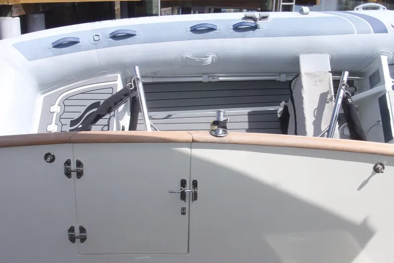 Slide: The Image of 1985 Ocean Alexander Europa Stern Boarding Door - 79