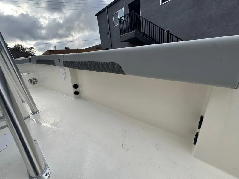 Slide: The Image of 2025 Defiance Catalina 240 boat interior with sleek design and modern features. - 18