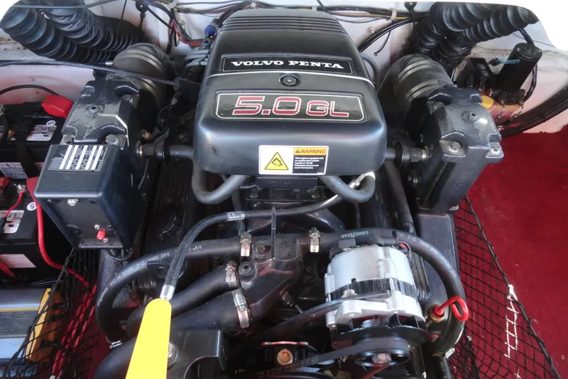 Slide: The Image of Volvo Penta 5.0GL engine in a 2000 Glastron GX 205 boat. - 14