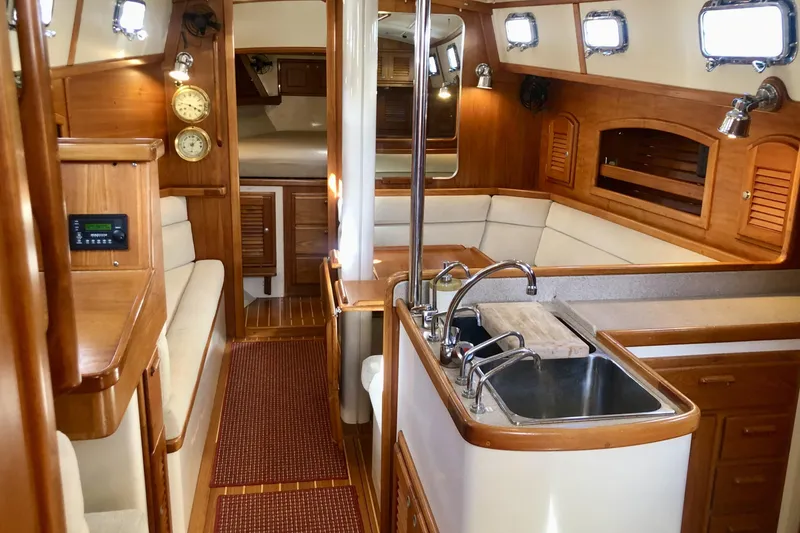 Slide: The Image of Interior of a 1998 Pacific Seacraft 40 - 8