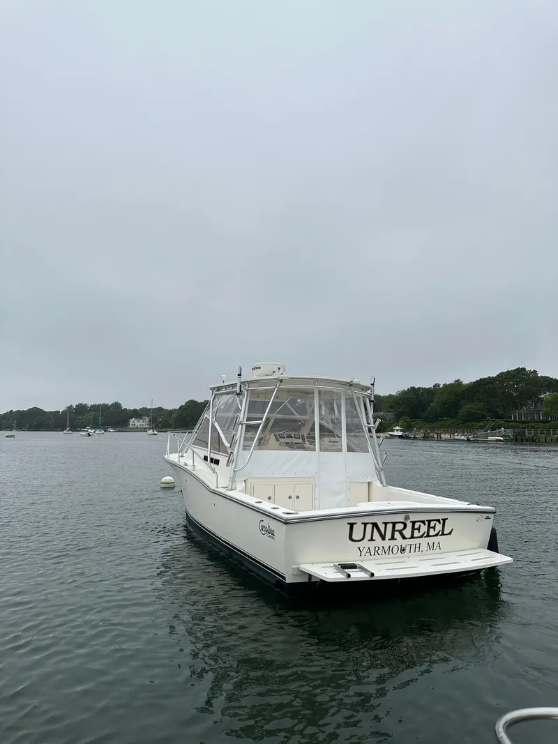 Slide: The Image of 2006 Carolina Classic 28FT boat on water, Yarmouth, MA. - 2
