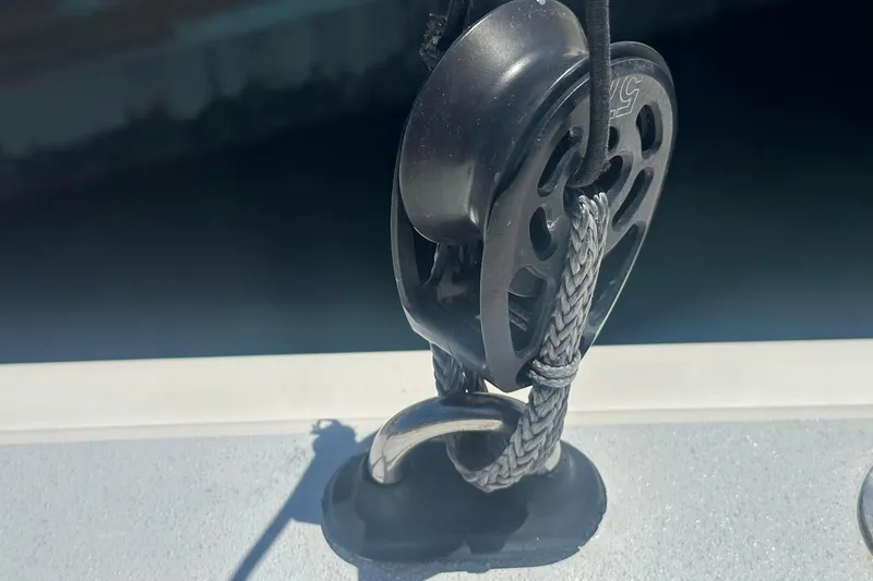 Slide: The Image of Deck hardware for double spinnaker sheets - 26