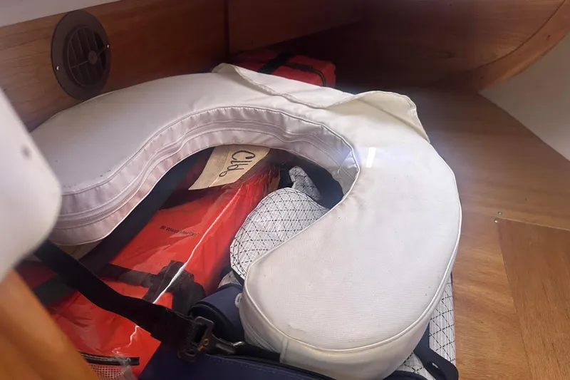 Slide: The Image of Close-up of Harken remote backstay hydraulic pump and main sheet - 29