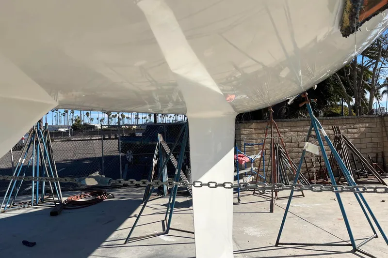 Slide: The Image of Perfectly faired and polished epoxy bottom - 4