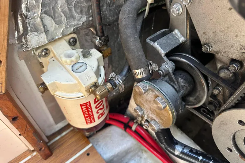 Slide: The Image of Engine fuel filter and water pump - 56