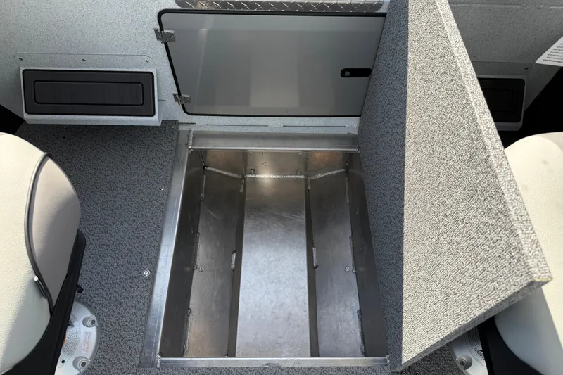 Slide: The Image of Storage compartment in 2026 KingFisher 2425 Escape HT boat interior. - 20