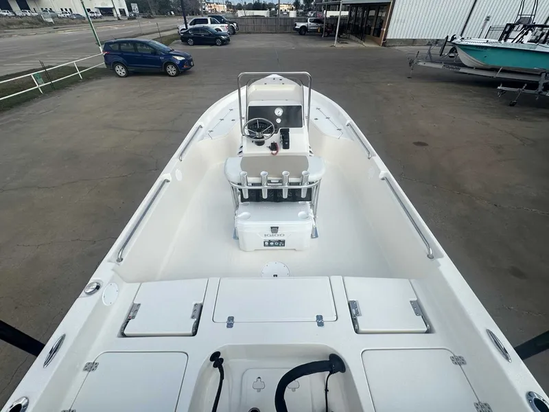 Slide: The Image of 2026 Bulls Bay 2200 XS boat on parking lot, interior view. - 12