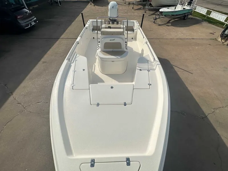 Slide: The Image of Bulls Bay 2200 XS boat, 2026 model, parked on a lot. - 15