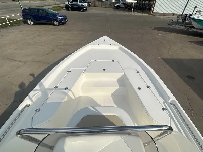 Slide: The Image of Bulls Bay 2200 XS 2026 boat bow view in parking lot. - 19