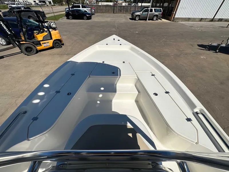 Slide: The Image of Bulls Bay 2200 XS 2026 boat bow on parking lot. - 16