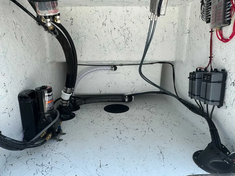 Slide: The Image of Interior of a 2026 Freedom Warrior with cables and hoses. - 17