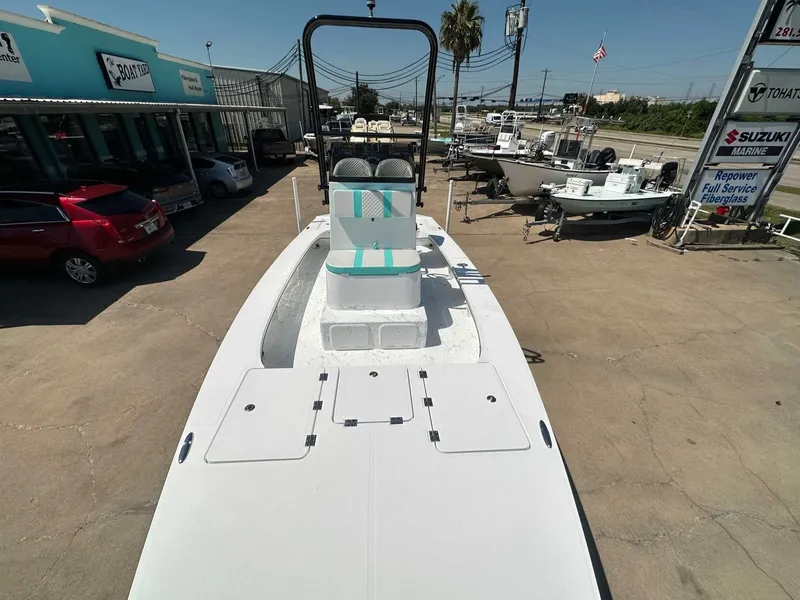 Slide: The Image of 2026 Freedom Warrior boat on a lot at Suzuki Marine. - 20