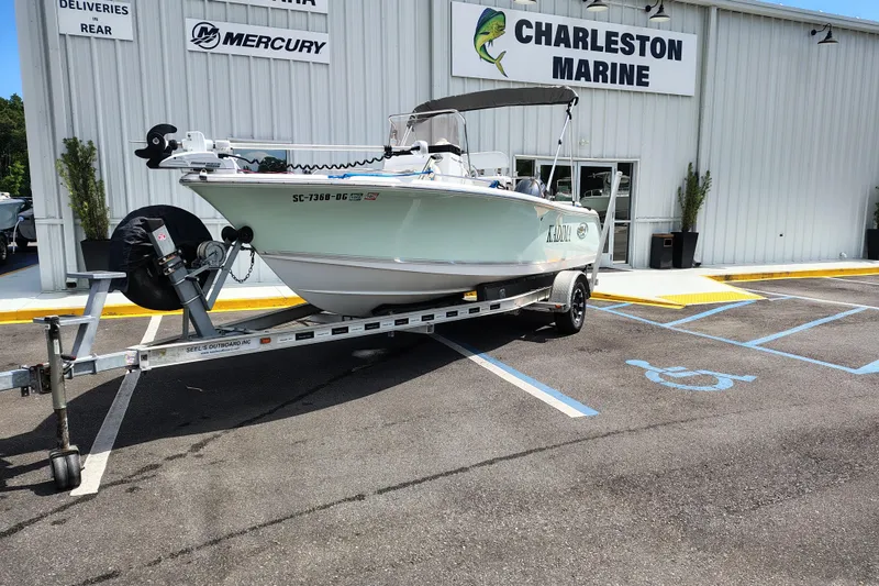The Image of 2017 Sea Hunt Triton 188 boat on trailer at Charleston Marine dealership. - 0
