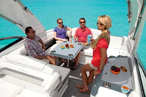 Slide: The Image of Manufacturer Provided Image: People enjoying a day on a 2015 Formula 310 Bowrider boat. - 11