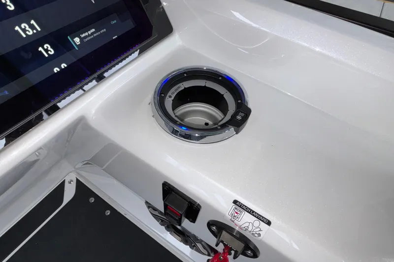 Slide: The Image of Dashboard of 2026 Viaggio D26U with digital display and cup holder. - 26