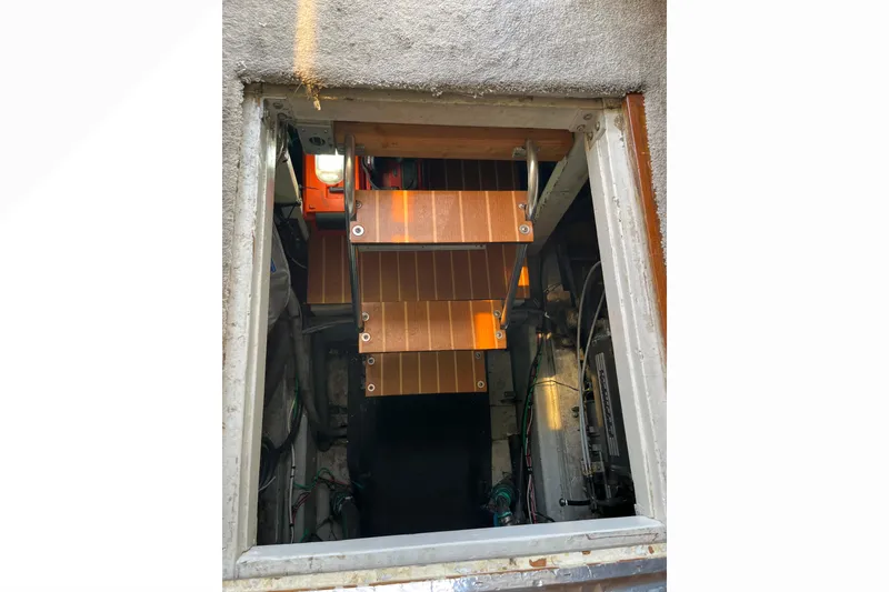 Slide: The Image of Control panel of a 1971 Pacifica 44 Convertible boat with gauges and switches. - 51