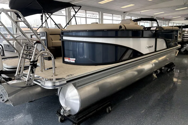 Slide: The Image of Interior of Crest 235 SLC Conquest 2026 with luxurious seating. - 4