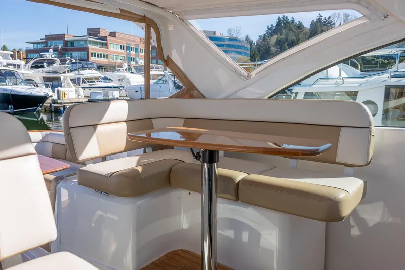 Slide: The Image of Outdoor grill and sink on 2014 Tiara Yachts 3100 Coronet boat deck. - 26