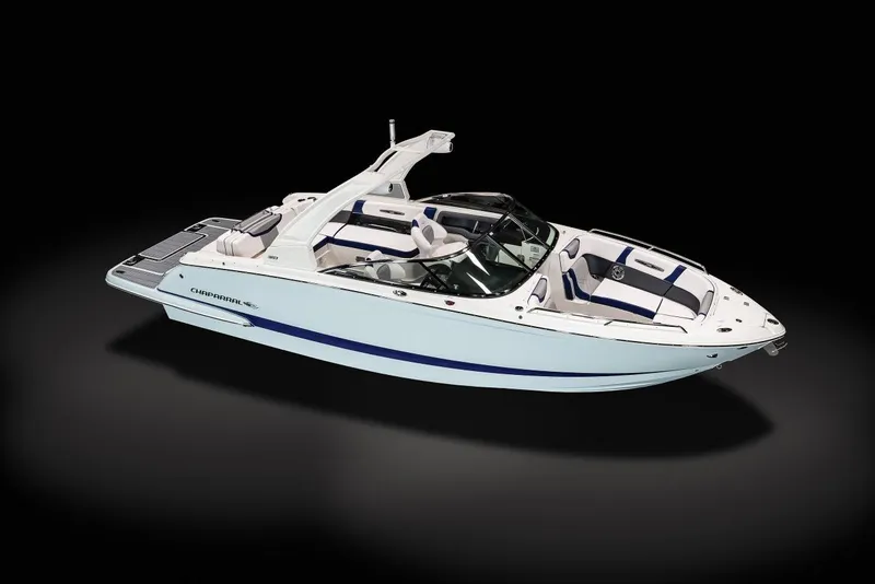 Slide: The Image of Manufacturer Provided Image: 2023 Chaparral 287 SSX boat with sleek design and modern features. - 17