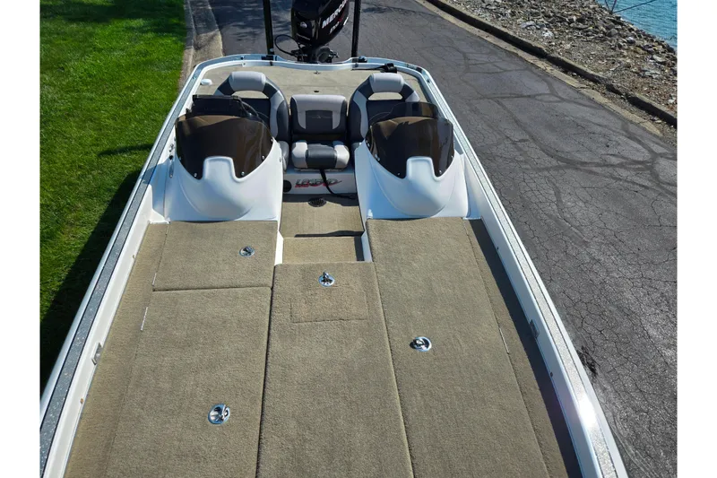 Slide: The Image of 2016 Legend Alpha 211R DC boat with spacious deck and dual consoles. - 19