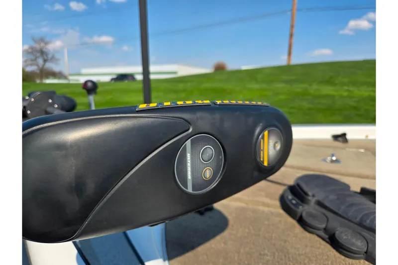 Slide: The Image of Control panel of a 2016 Legend Alpha 211R DC boat, outdoors on a sunny day. - 8