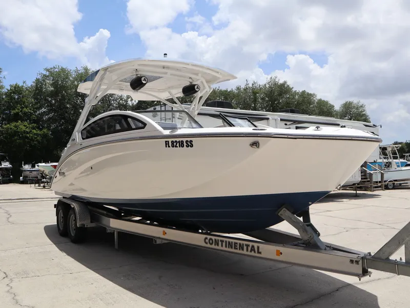 Slide: The Image of 2020 Yamaha Boats 275SD on trailer, ready for adventure. - 5