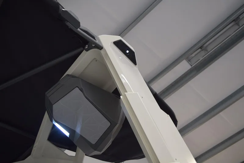 Slide: The Image of 2026 Nautique Super Air Nautique G25 Paragon tower detail with integrated speaker system. - 42