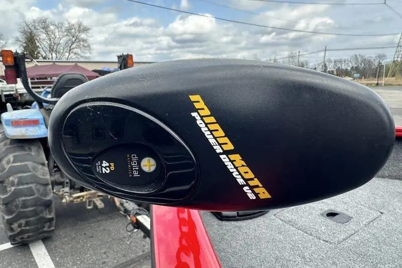 Slide: The Image of Minn Kota Power Drive V2 motor on 2017 Tracker Pro Guide V-16 SC boat. - 10