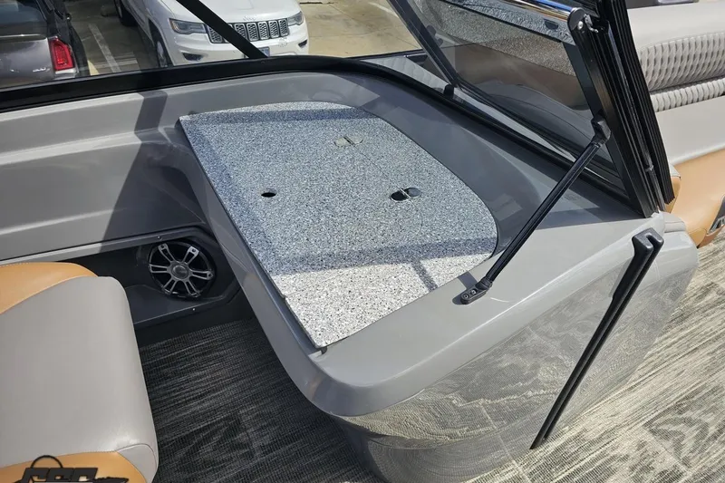 Slide: The Image of 2024 Avalon Excalibur Quad Lounge Windshield interior with sleek design and modern features. - 73