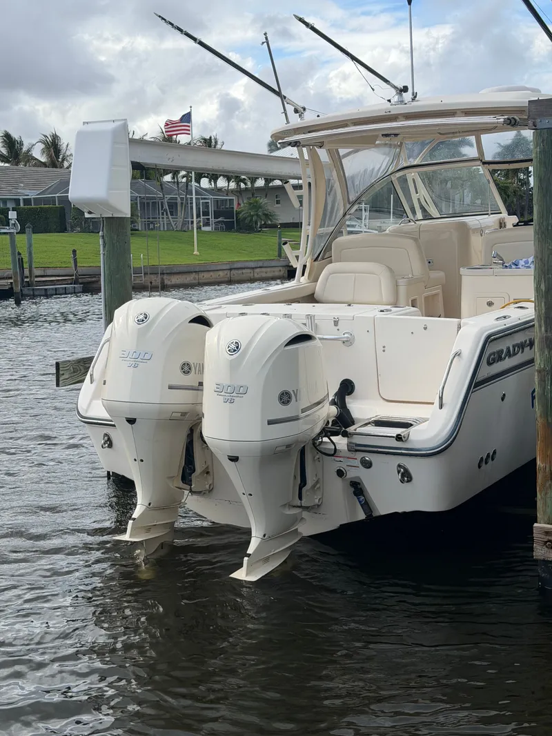 Slide: The Image of Anchor compartment of 2019 Grady-White Freedom 307 boat. - 36