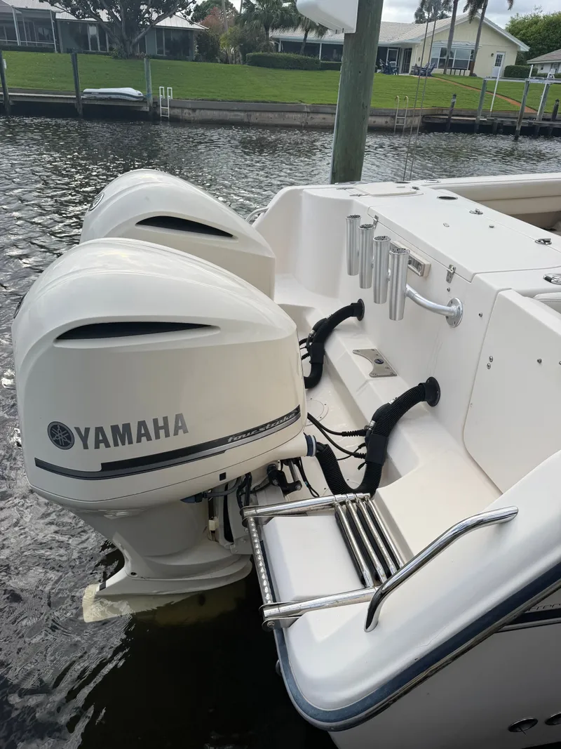 Slide: The Image of Battery switch panel in 2019 Grady-White Freedom 307 boat. - 37