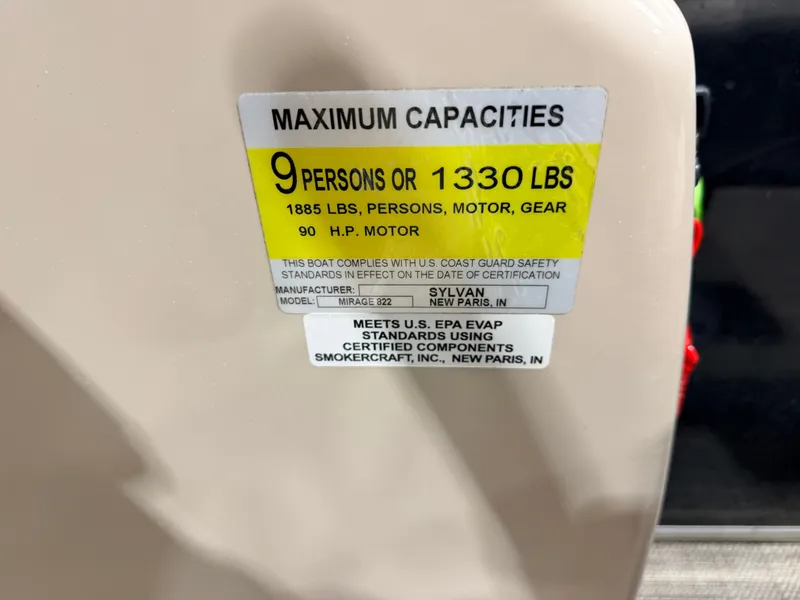 Slide: The Image of Sylvan Mirage 822 LZ & 50HP Yamaha 4Stroke - $21,995 2016 - 55