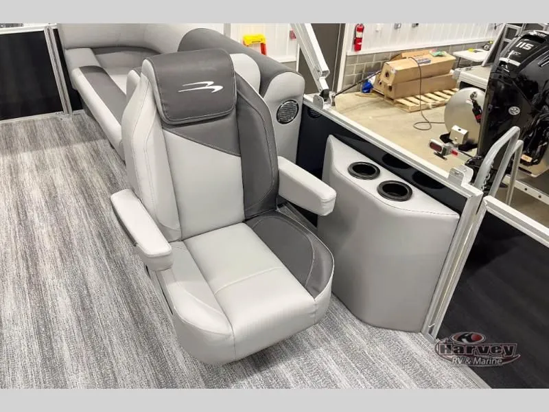 Slide: The Image of Luxurious seating in S Series SSRSF boat, 2026 model. - 12