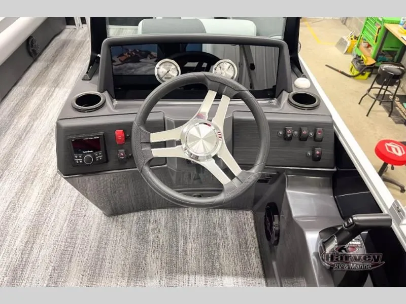 Slide: The Image of Interior view of 2026 S Series SSRSF boat cockpit. - 14